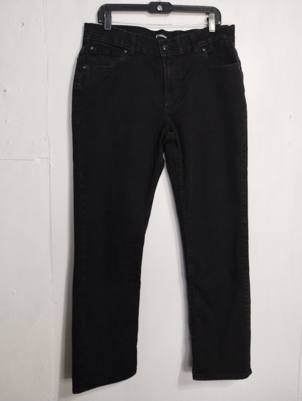 Origin Black Slim Straight Men's Jeans Size (34X32)
